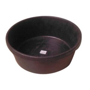 RUBBER FEED PAN 4QT BLACK