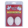 CERAMIC NEST EGG 2 PK WHITE - Image 2