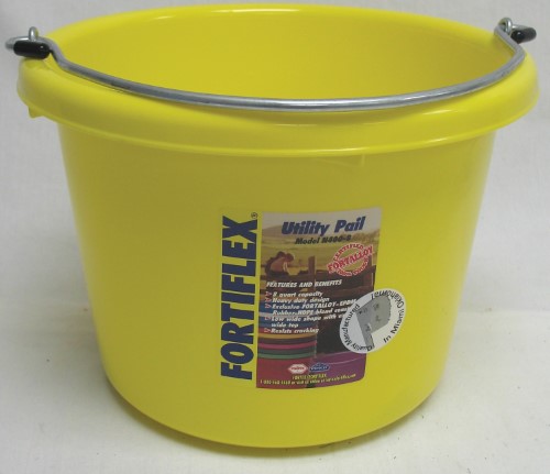 BUCKET ROUND 8QT MELL YELLOW FF