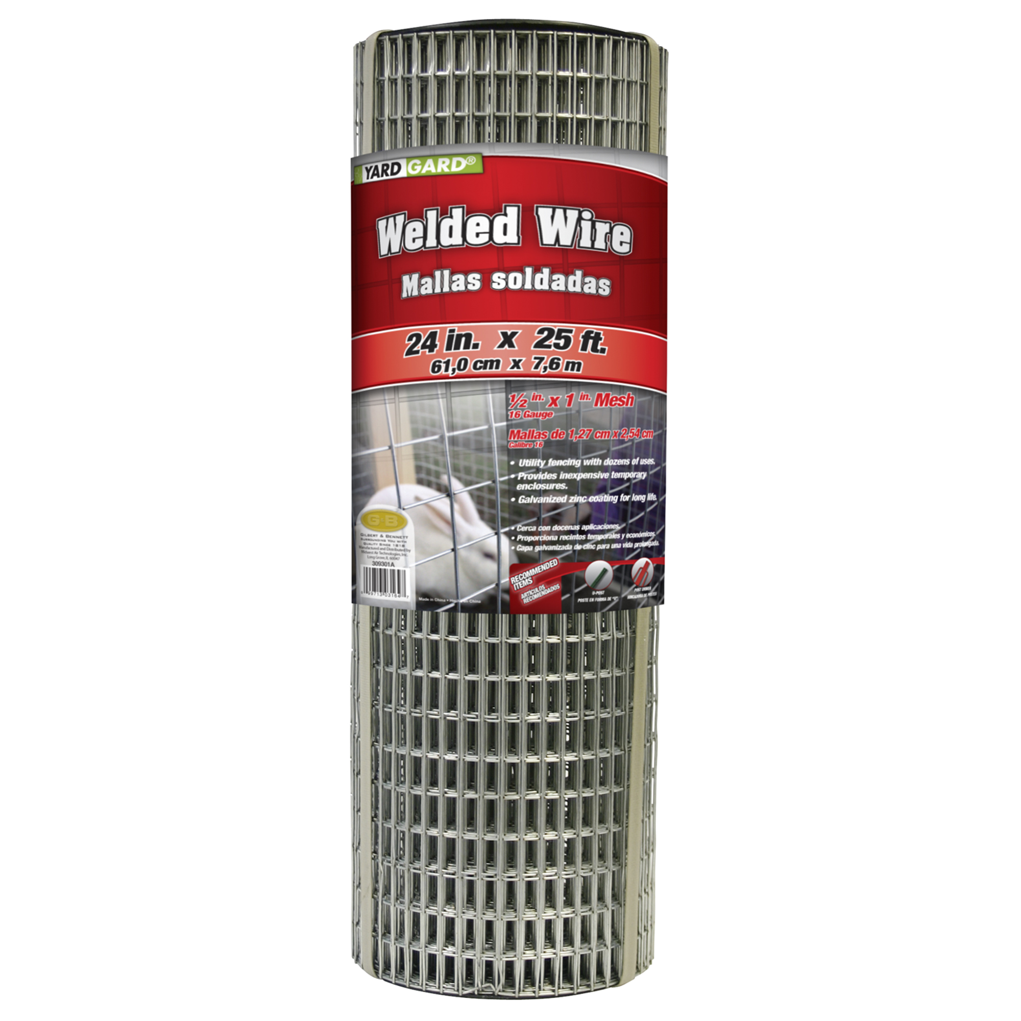 WELDED WIRE 1X1/2 24X25