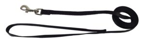 POULTRY LEASH W/SNAP BLACK 6