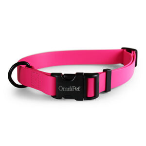 BIOTHANE COLLAR 18-26" RUBY
