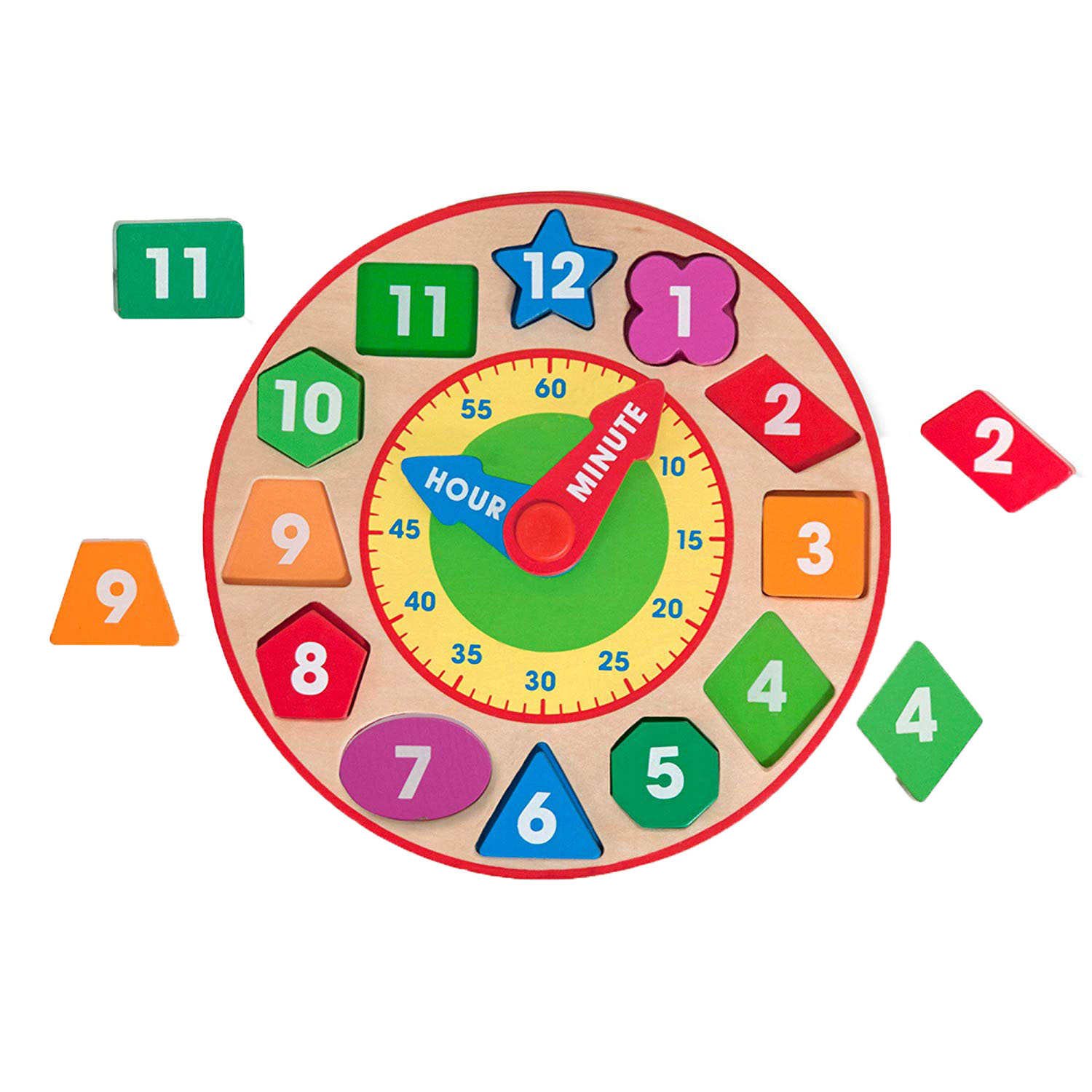 M&D SHAPE SORT CLOCK
