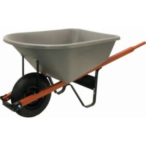 TRU WHEELBARROW 1WH 6CF POLY YEL