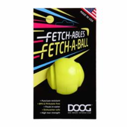 DOOG FETCHABLE BALL YELLOW