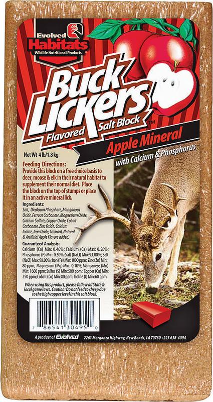 BUCK LICKERS APPLE SALT 4LB