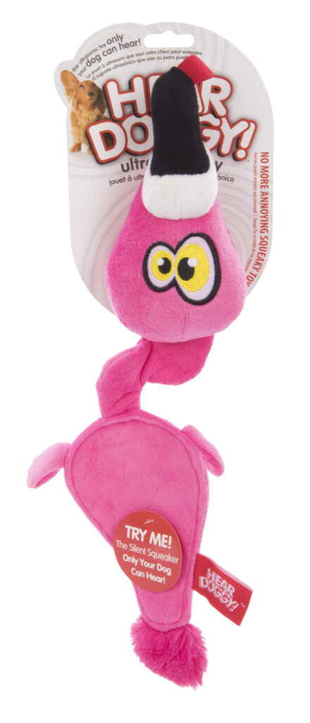 HEAR DOGGY FLAT PNK FLAMINGO