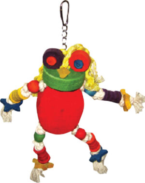 A&E SILLY FROG BIRD TOY