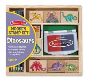 M&D WOODEN STAMP DINOSAURS