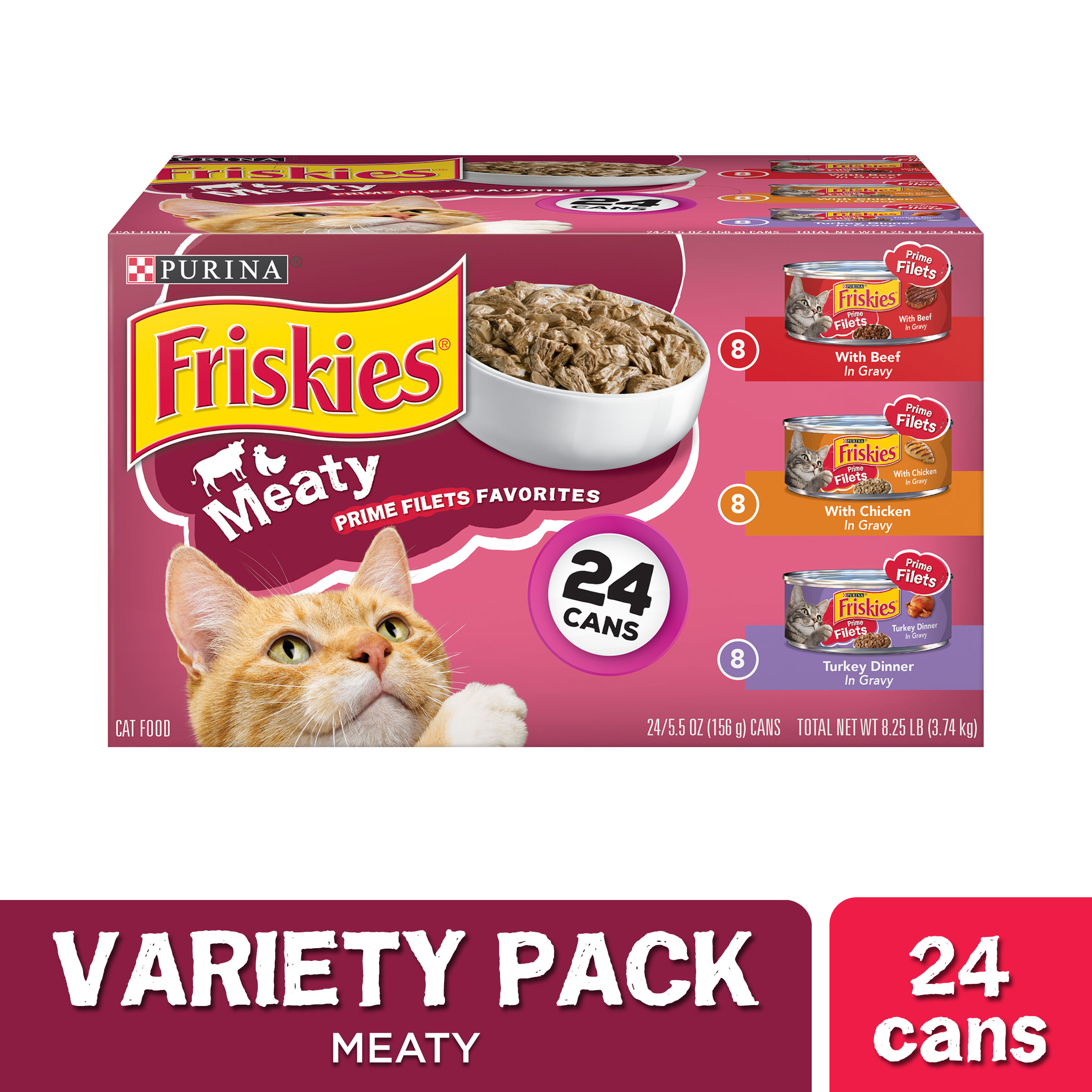 FRISKIES PATE VRTY CASE 24CT