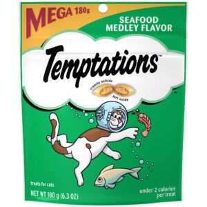 TEMPTATIONS CAT SEAFOOD 6.3OZ
