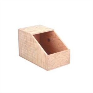 WOOD RABBIT NESTING BOX SM