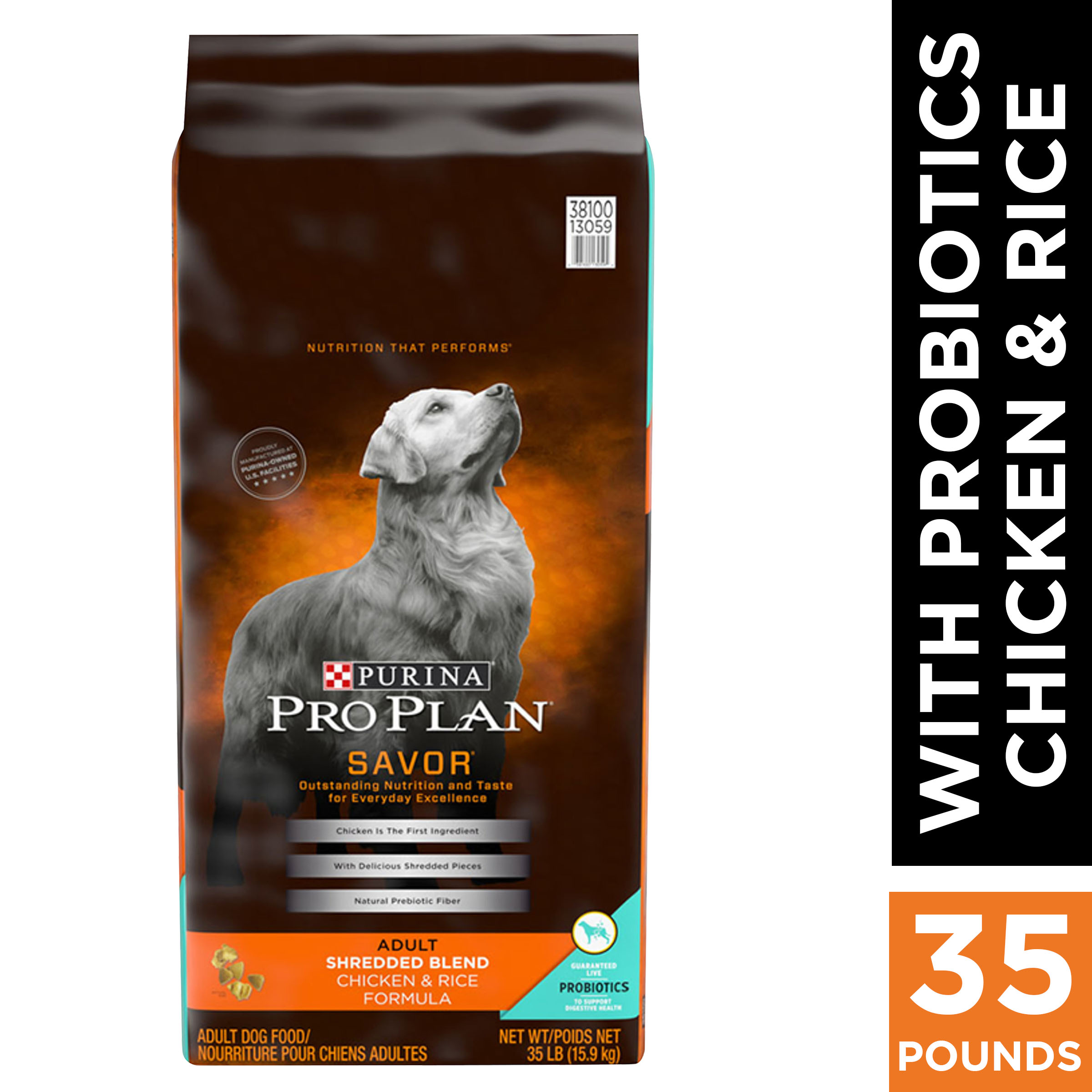 PP DOG CE SHRED CKN/RC 35#
