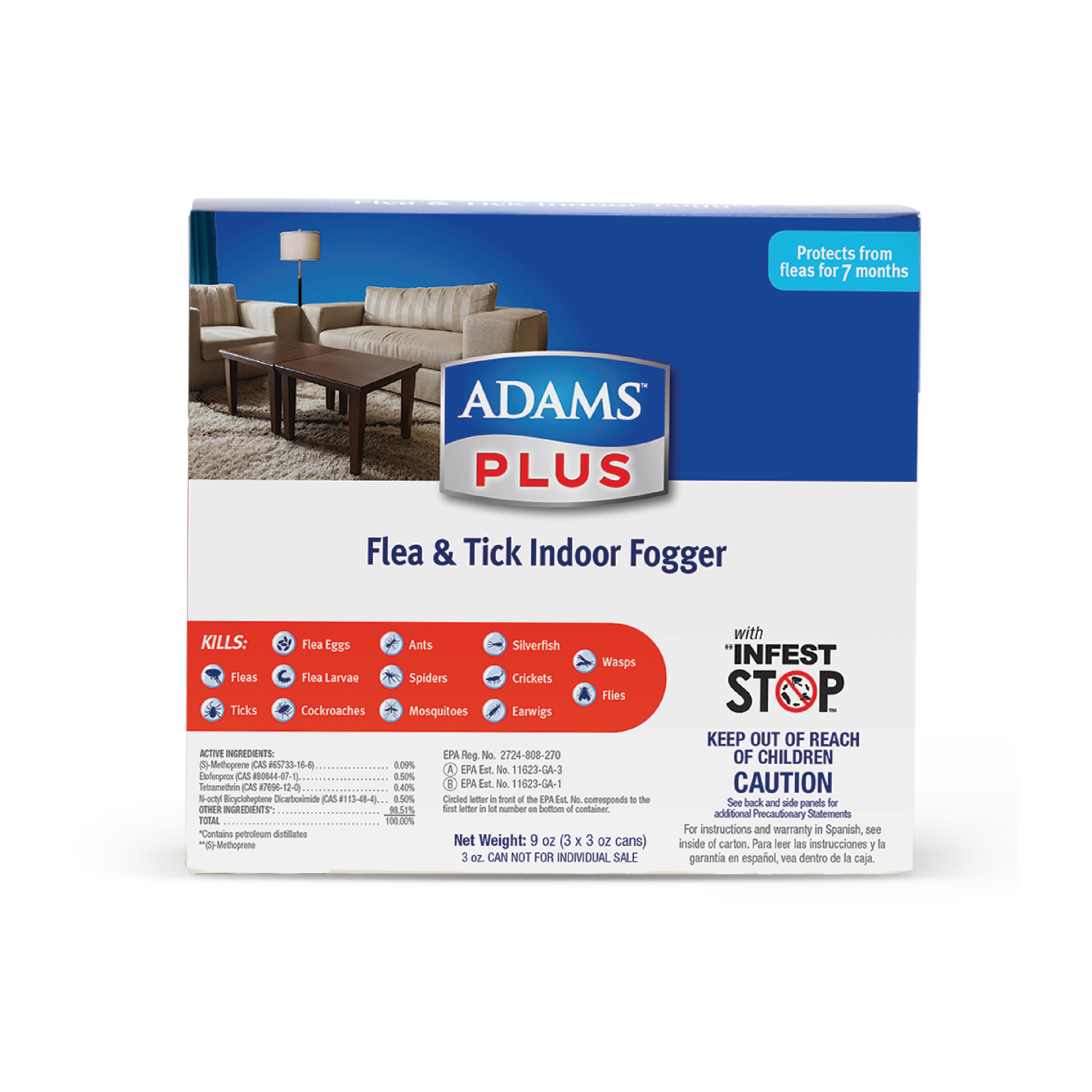 ADAMS PLUS FOGGER 3 PACK 3OZ