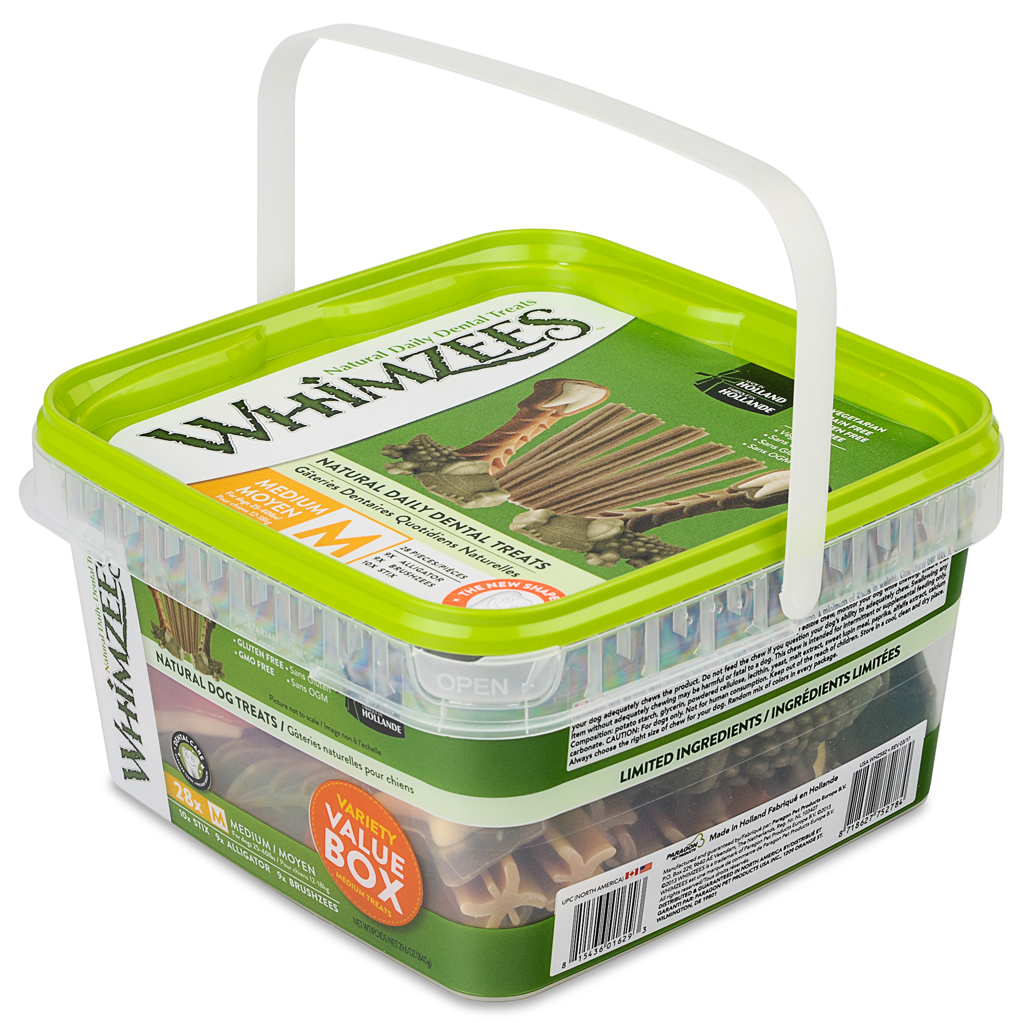 WHIMZEES VARIETY MED 28 PACK