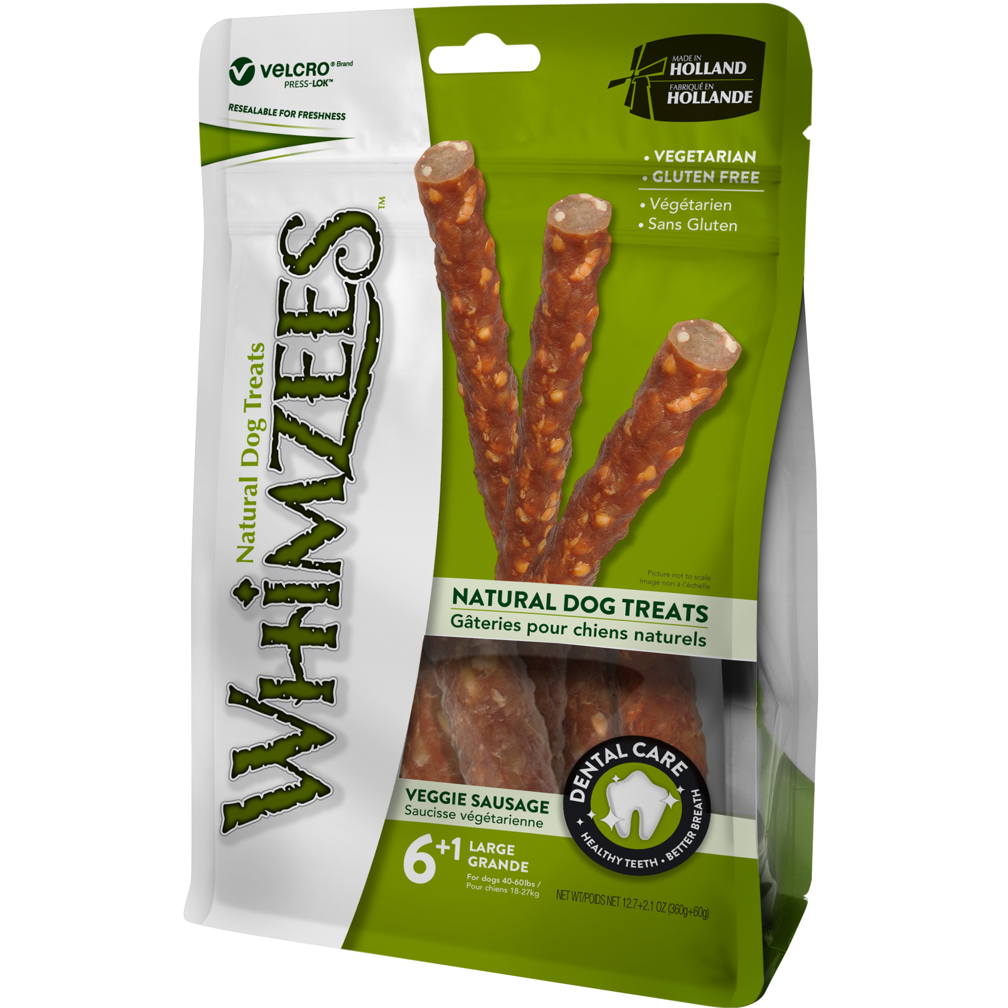 WHIMZEES VEG SAUSAGE L 7PK 6