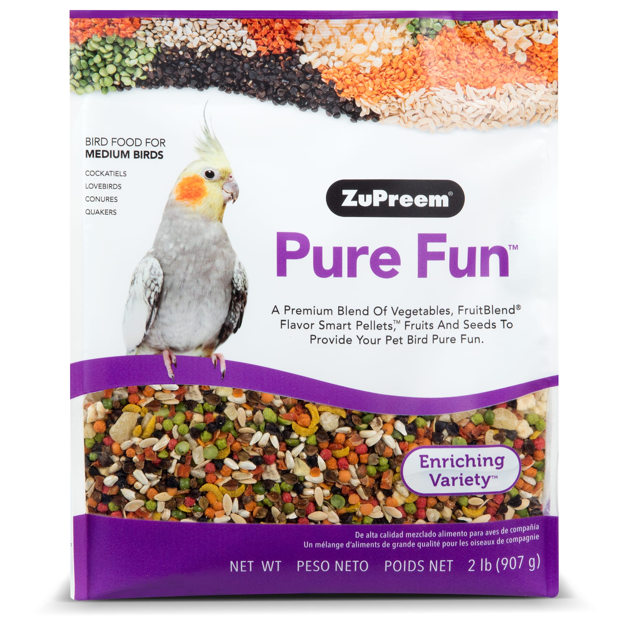 ZUPRM PURE FUN FOOD MED BIRD
