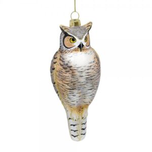 ORNAMENT BIRD GREAT HORNED OWL