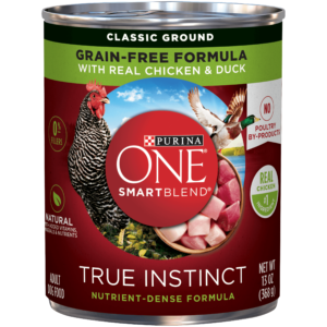 ONE SMRTBL DOG CKN/DUCK 13OZ
