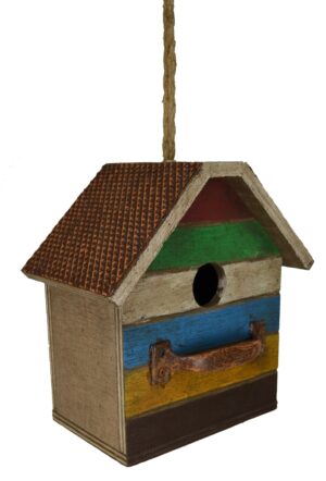 ANTIQUE BUREAU BIRDHOUSE