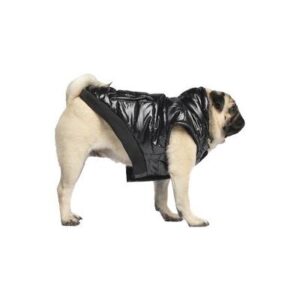 PUFFER VEST SHNY BLK 26