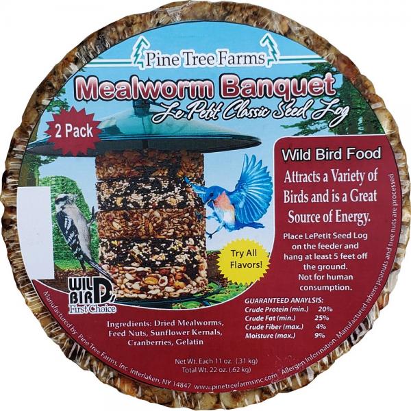 PTF MEALWORM SEED LOG 2PK