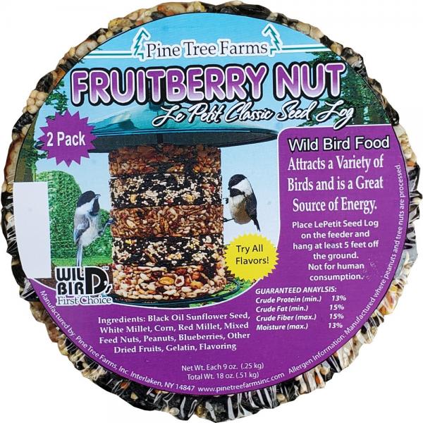 PTF FRUITBERRY NUT LOG 2PK
