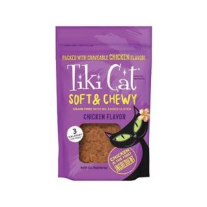 TIKI PET CAT CHEW CKN 2OZ