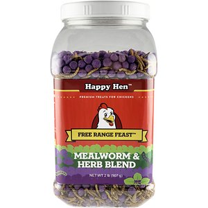 HAPPY HEN MEALWORM/HERB 2LB