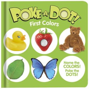 M&D POKE A DOT FIRST COLORS BOOK