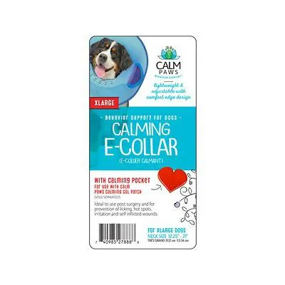 CALM PAWS E COLLAR XL BLUE