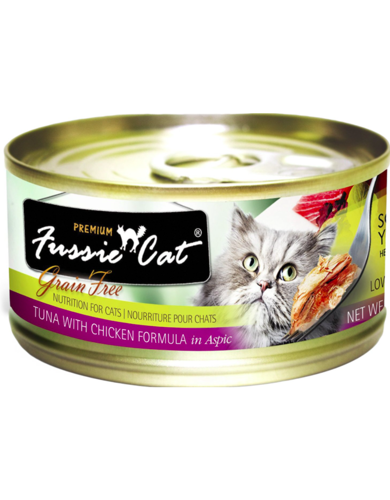 FUSSIE CAT TUNA W/ CKN 5.5OZ