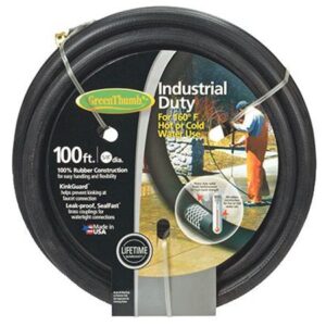 HOSE RUBBER GARDEN 5/8X100' BLK