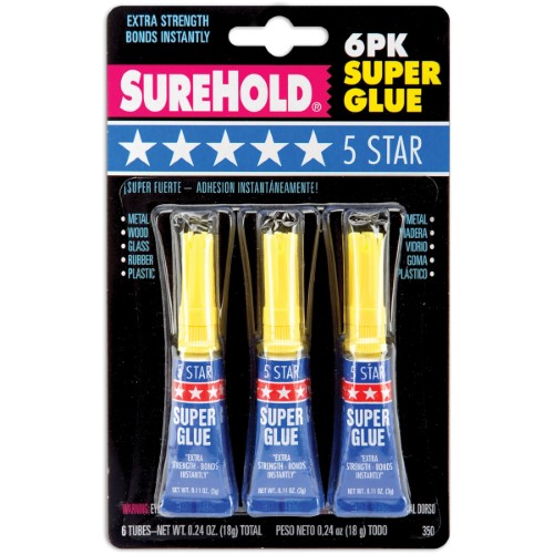 5 STAR SUPER GLUE 6PK