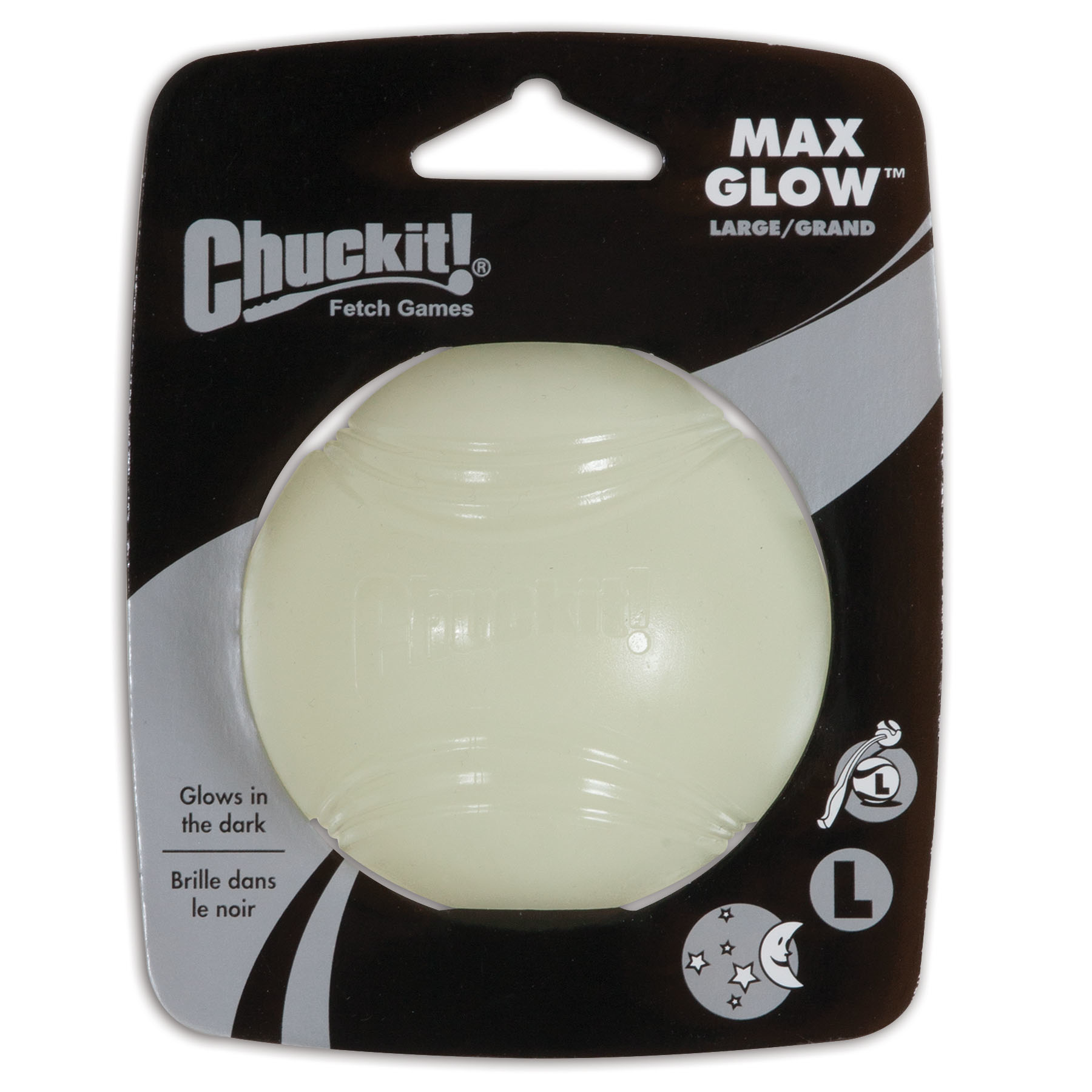 CHUCK IT MAX GLOW BALL LG