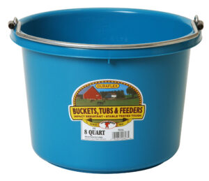 BUCKET ROUND 8QT TEAL LG