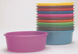 FEED PAN RND 5QT HTPINK