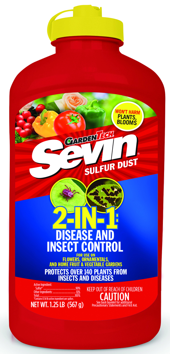 SEVIN SULFUR DUST 2-IN-1 1.25LB