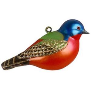 ORNAMENT BIRD PAINT BUNTING