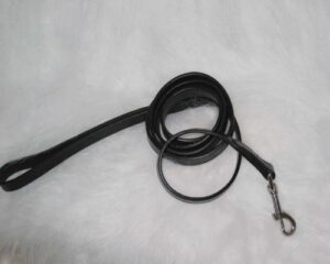 DOG LEAD LEATHER 1/2 IN X 6