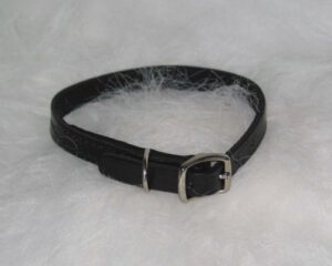DOG COLLAR 1/2 X 14 LEATHER