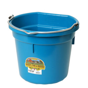 BUCKET FLATBACK 20QT TEAL LG