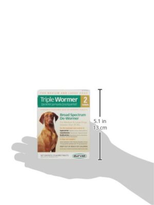 TRIPLE WORMER LARGE DOG 2 CT