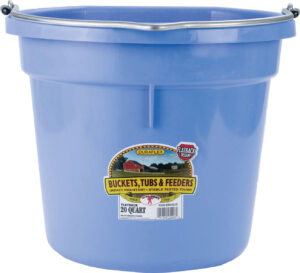 BUCKET FLATBACK 20QT BER BLUE LG