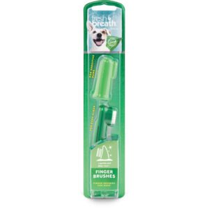 TC FINGER TOOTH BRUSH DOG 2PK