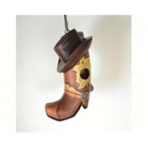 GORDO BOOT W HAT BIRDHOUSE