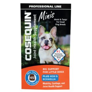 COSEQUIN DOG SUPP MINIS 45CT