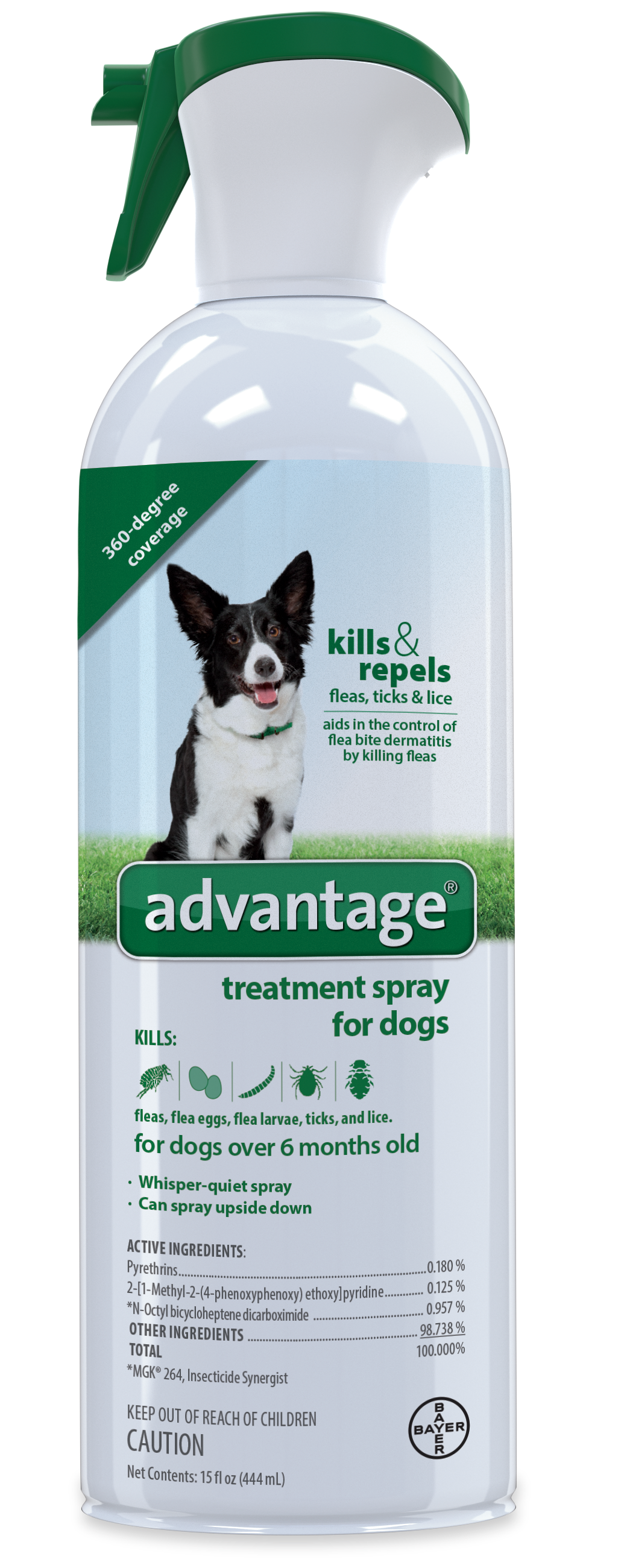 ADVANTAGE D FLEA TICK SPRAY 15OZ