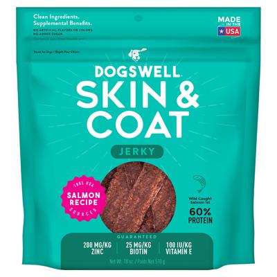 SKIN & COAT JERKY SALMN 18OZ