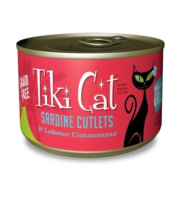 TIKI CAT SARDINE/LOBSTER 6OZ